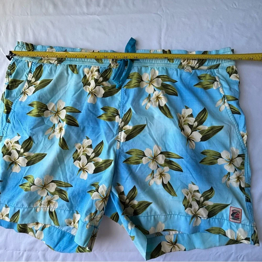 Tommy Bahama Blue Hawaiian Mesh Swimsuit Beach